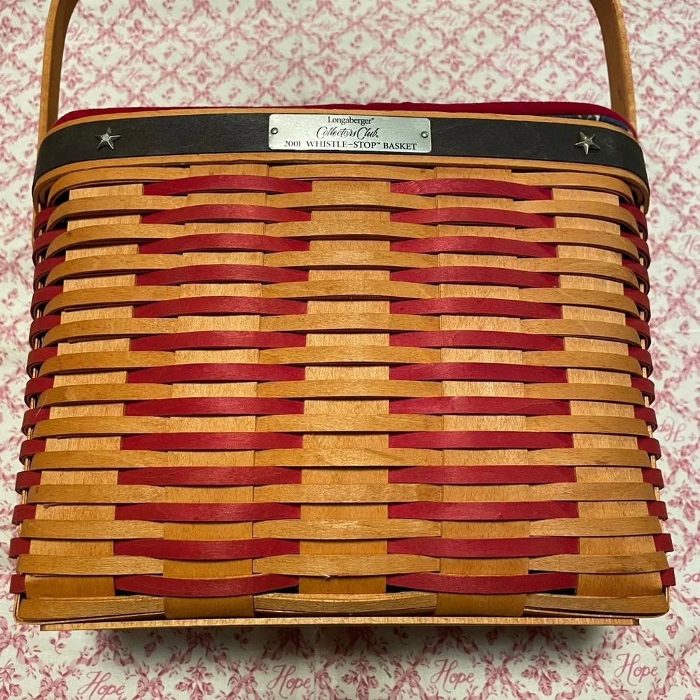 Bundle of 2 2001 Longaberger Baskets American